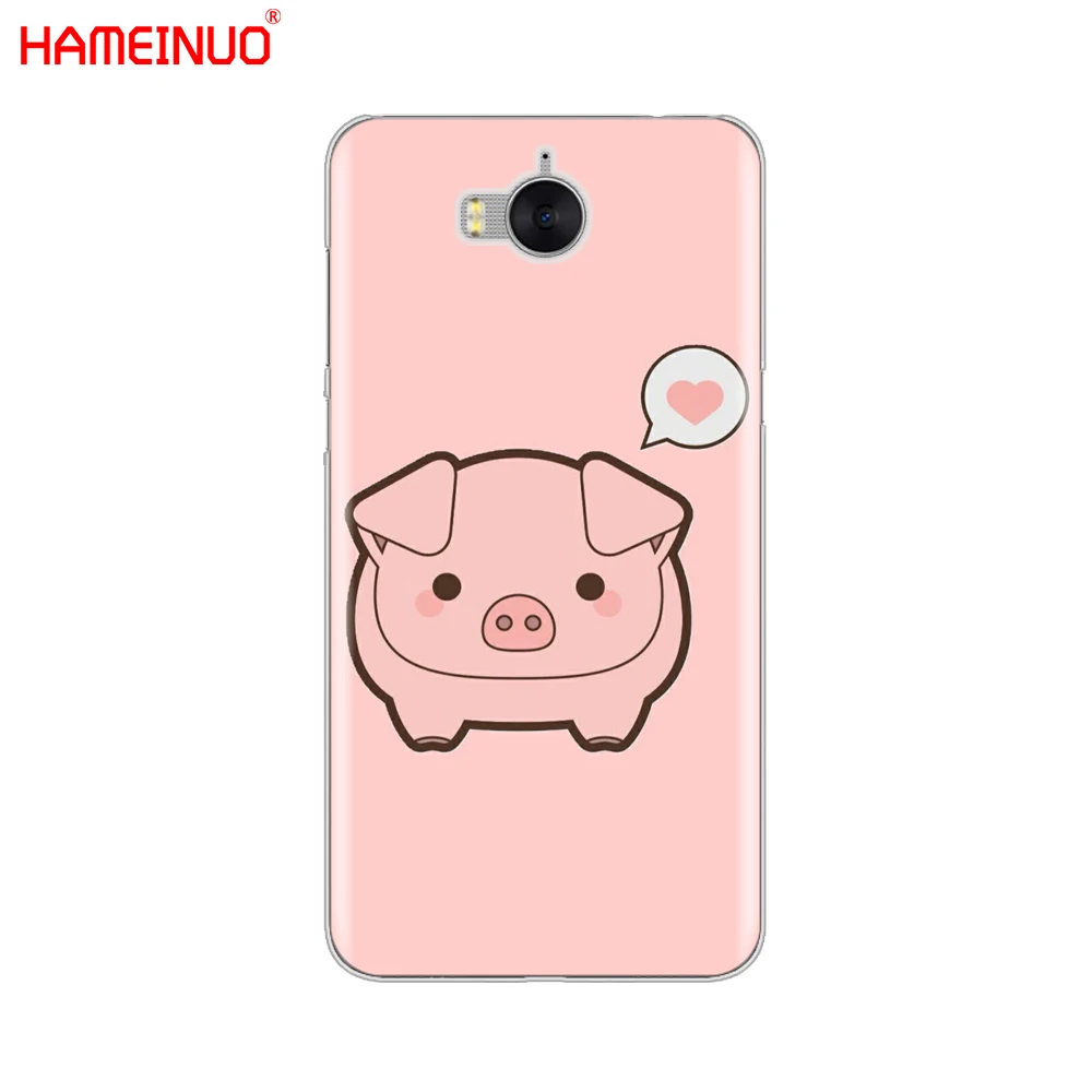 HAMEINUO Забавный Милый милый чехол для сотового телефона в виде свиньи huawei honor 3C 4X 4C 5C