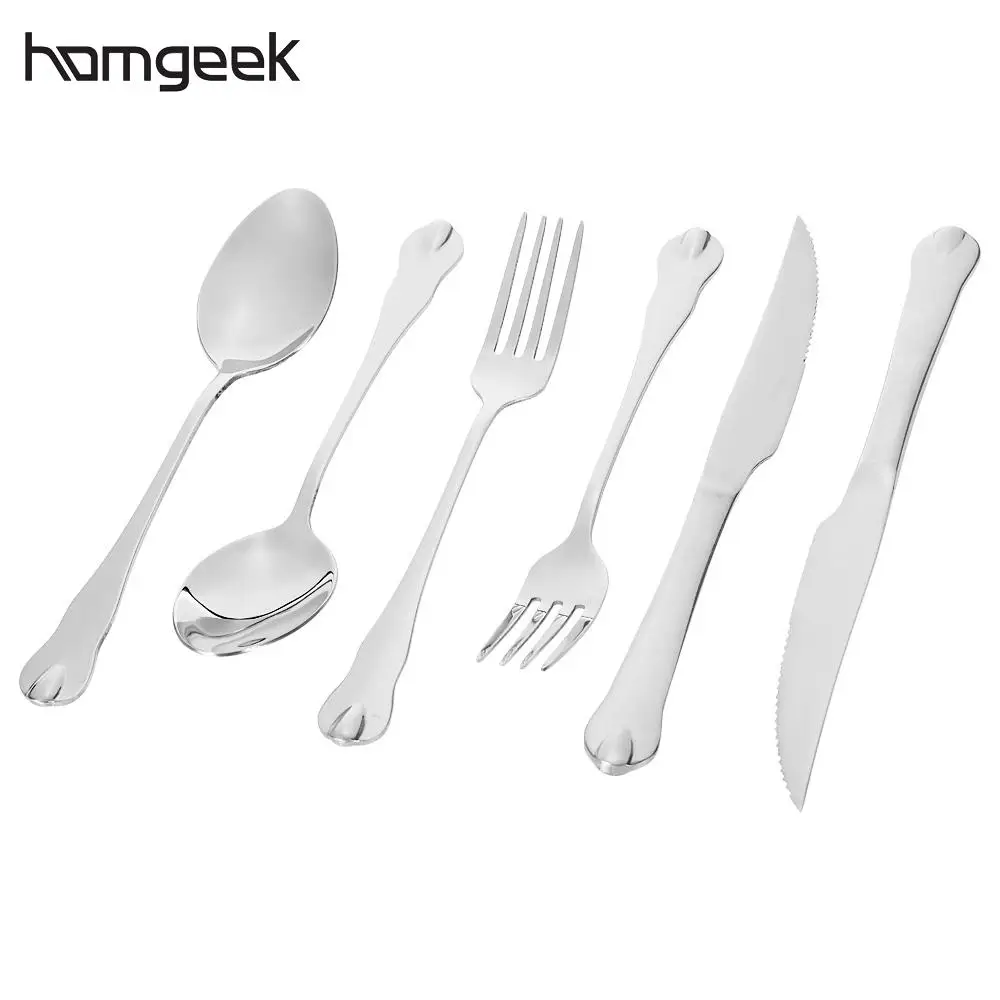 Высококачественная Западная Посуда 6 шт. 2 набора столовых приборов из