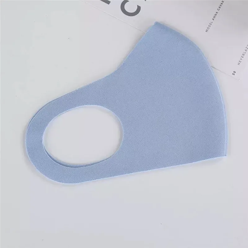 Новая моющаяся маска для ушей 3D ледяной шелк хлопок Велоспорт моющийся фильтр от пыли рот маска для лица респиратор для ухода на лето#297304