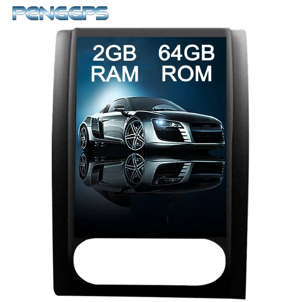 2 Din автомагнитола Tesla Style 10 4 дюймов Android 6 0 Автомобильная фотомагнитола для NISSAN gps