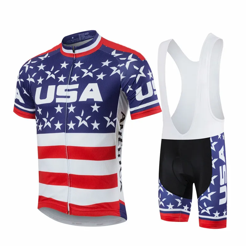 Национальная Команда США одежда для велоспорта с коротким рукавом Pro Team Mtb Джерси