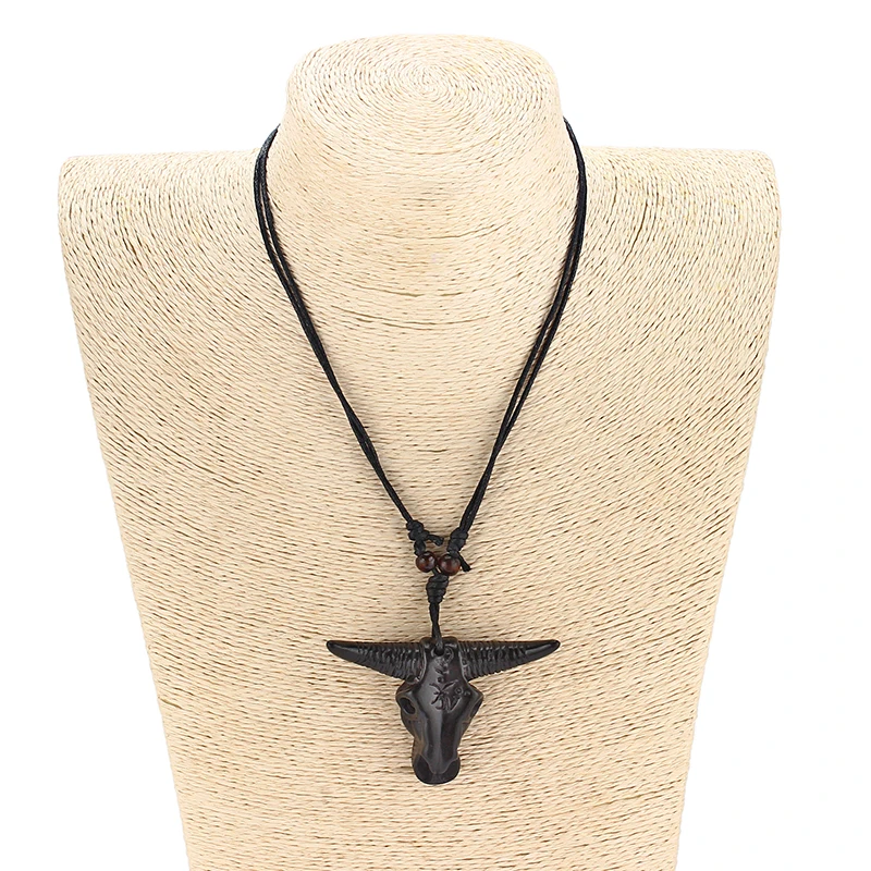 12 шт. мужские этнические подвески в виде головы черепа|pendant necklace|necklace for menyak bone |