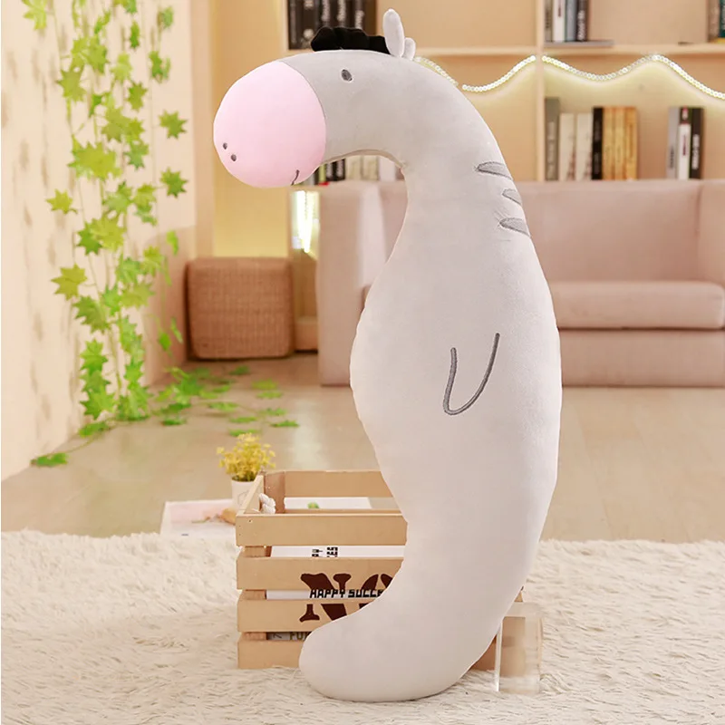 Мультяшная креативная подушка в виде животного фламинго динозавра единорога