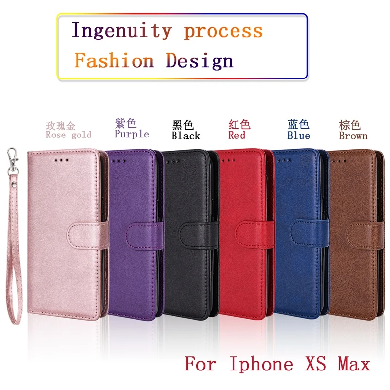Съемный чехол из искусственной кожи для iphone X XS XR Max 5 5s SE 2 6 6S 7 8 plus 12 11 Pro книжка с