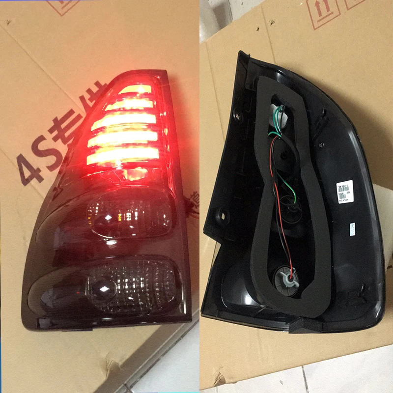 2 шт. Набор для автостайлинга для Toyota Prado FJ120 LC120 2700 задние фонари 2003-2009 год светодиодный задний фонарь светодиодные задние фары Тюнинг автомобилей
