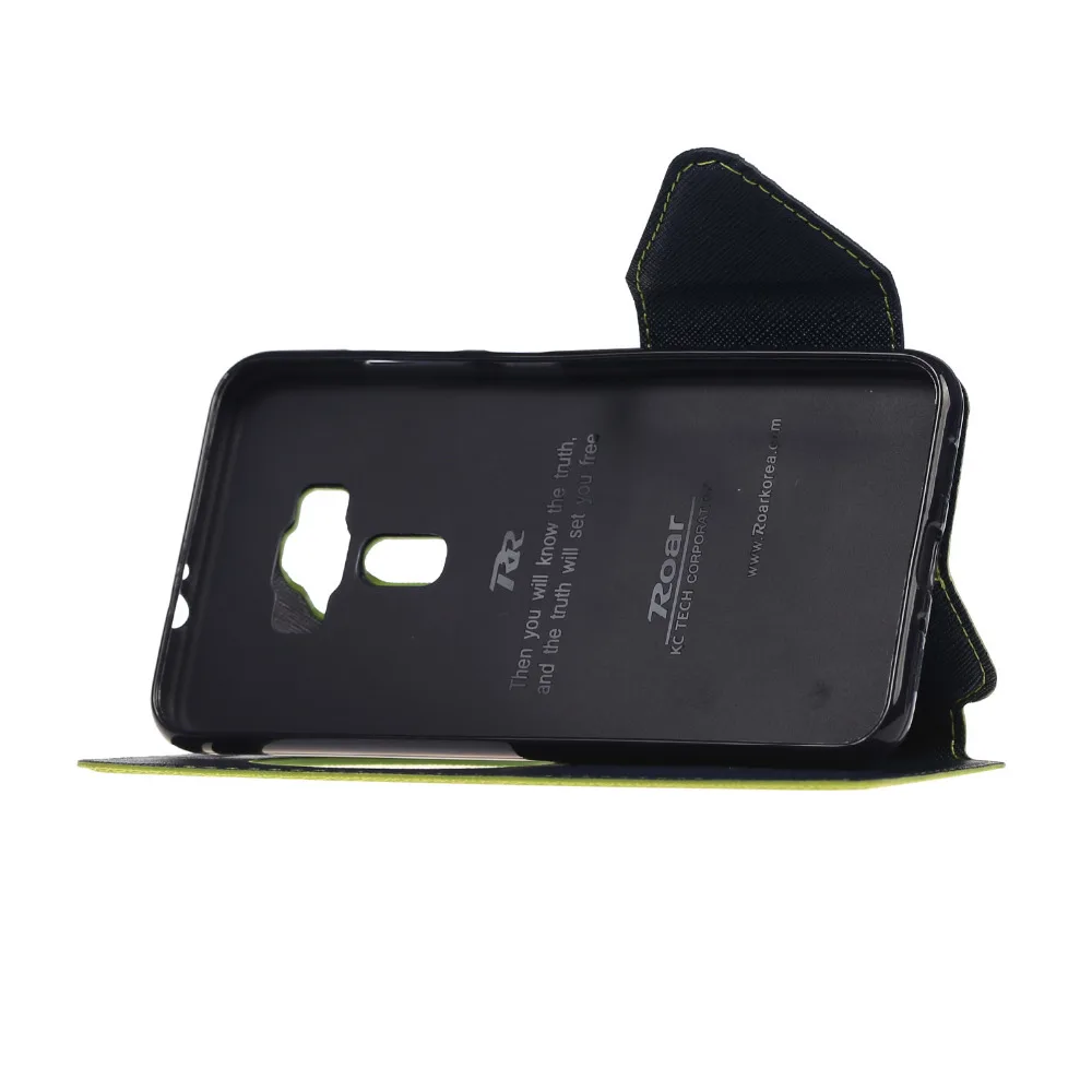 Рев кожаный чехол-портмоне с откидной крышкой чехол для Asus Zenfone 3 ZE552KL Laser ZE500KL ZE550KL