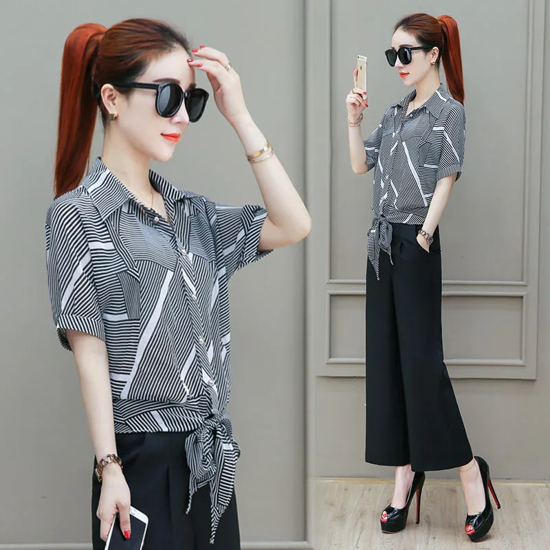 Шифоновая рубашка женская летняя блузка новая с коротким рукавом летучая мышь