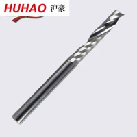 huhao 3 175 shk carbide cnc router bitsone flutes spiral end mills single flutes milling cutter spiral pvc cutter