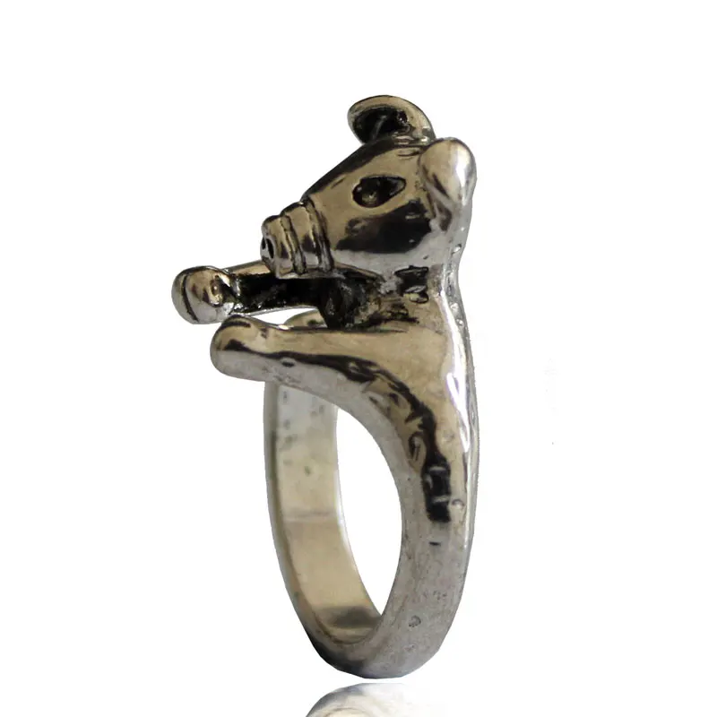 Античные кольца в виде свиньи регулируемые модные ювелирные изделия милое