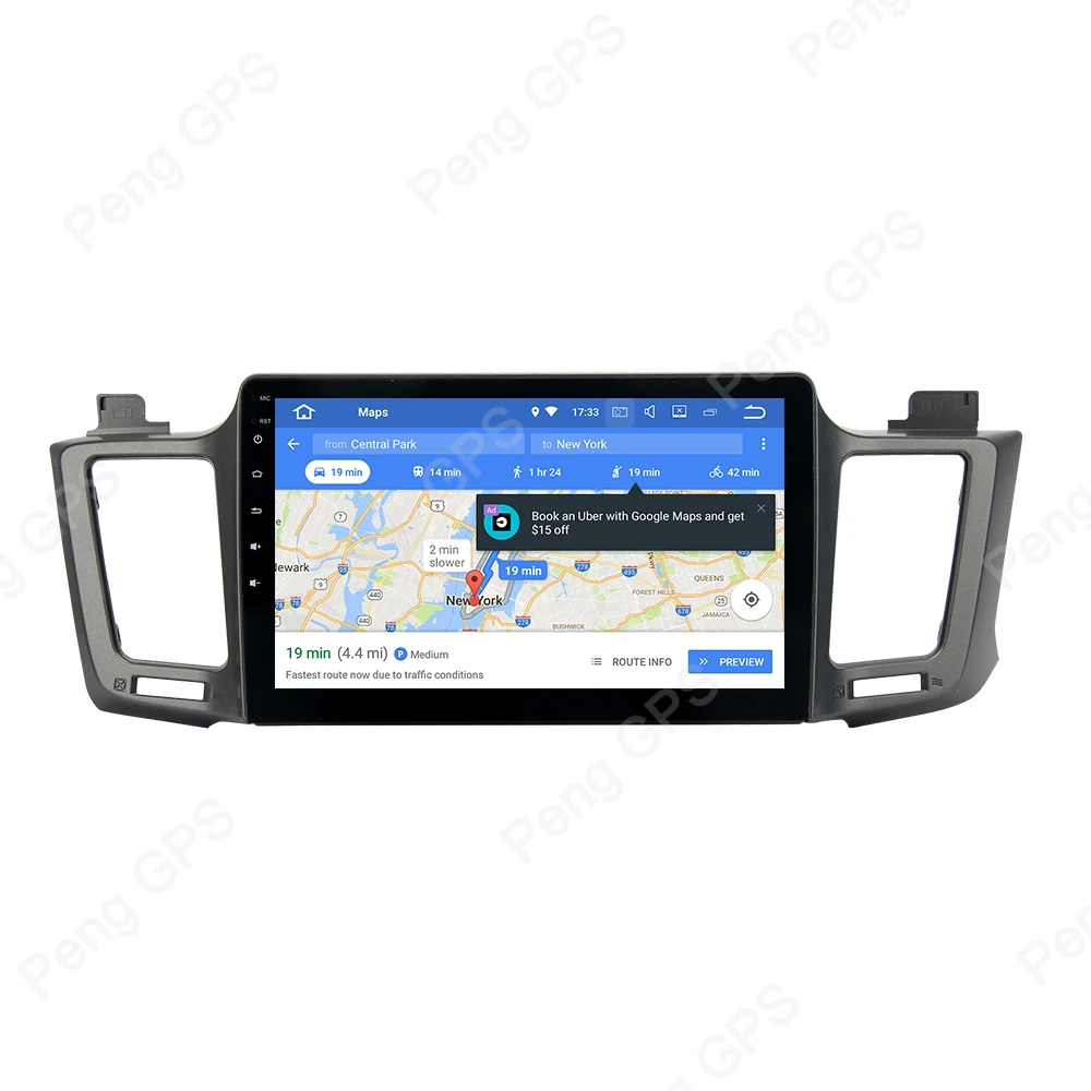 10 2 "IPS экран Android 8 0 для Toyota RAV4 2013 2014 2015 2016 с восьмиядерным процессором 4 Гб + 32 ГБ
