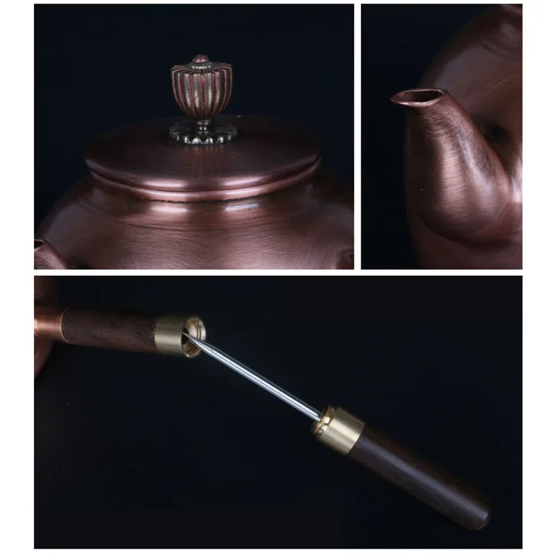 Чайник ручной работы из чистой меди с боковой ручкой 500 мл|pot water|pot setpot side handle |