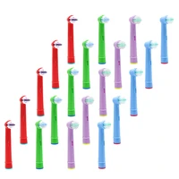 20pcs replacement kids children tooth brush heads for oral b eb 10a pro health stages electric toothbrush oral care 3d excel