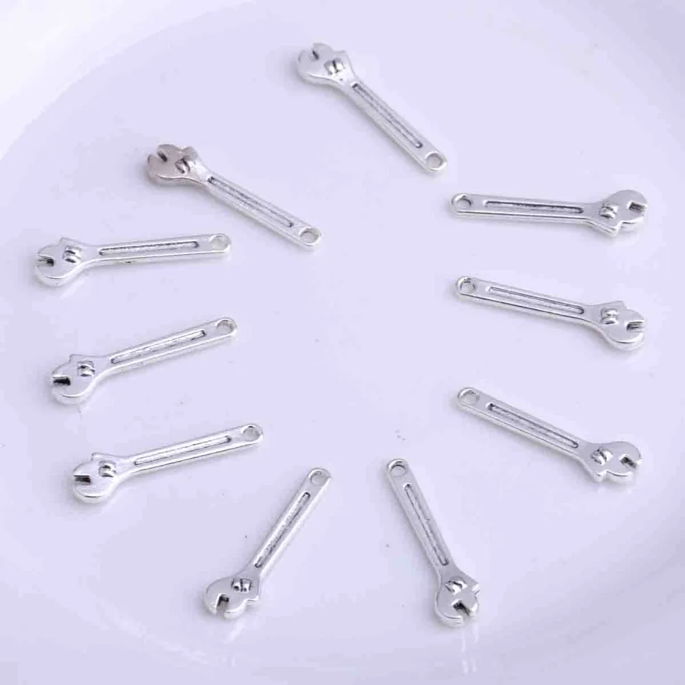 10 шт./компл. ключ рабочие инструменты Модные Подвески Ювелирные аксессуары для DIY