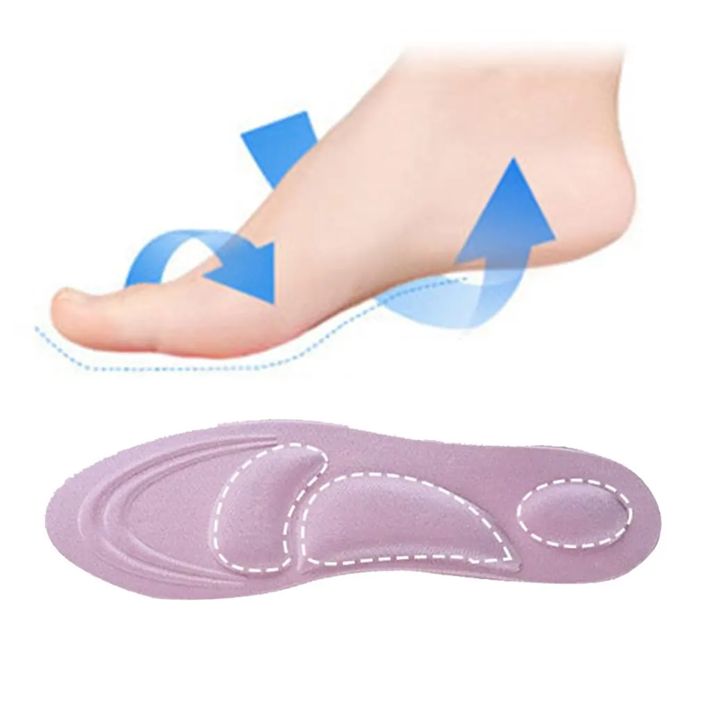 4D мягкая стелька с поддержкой свода стопы устойчивая к запаху впитывающая пот