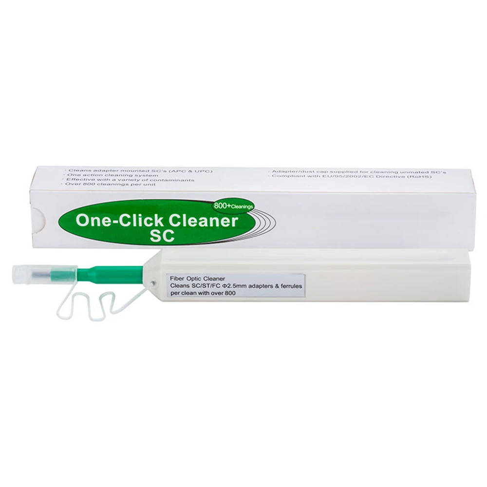 10 шт./лот очиститель волокна SC One Click Cleaner 2 5 мм универсальный разъем