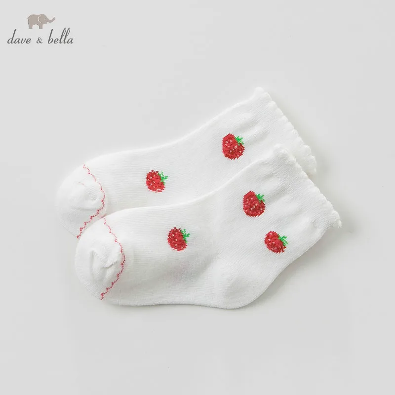 Носки Детские демисезонные с принтом клубники DB9957|Носки| |