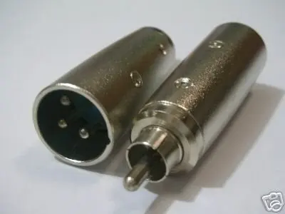 Переходник с 100 RCA на XLR Male RCAM фоторазъем RXA | Обустройство дома