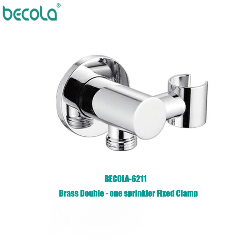 becola brass wall mounted hand held shower holder shower bracket hose connector wall elbow unit spout water inlet angle valve free global shipping