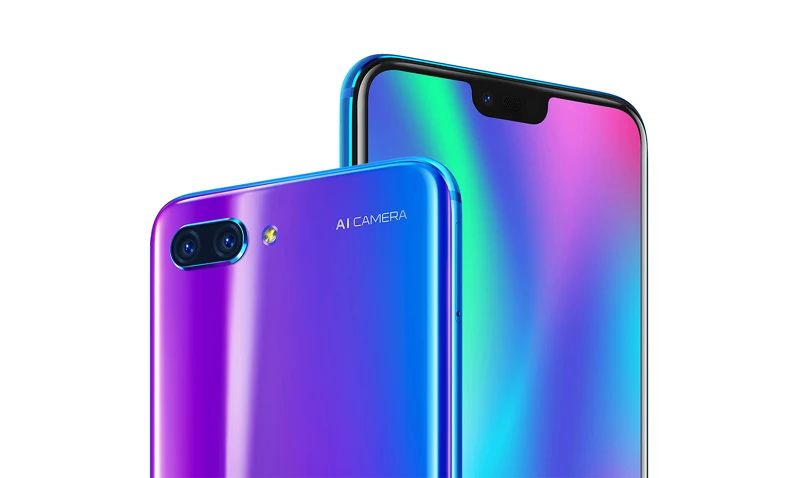 Honor 10 Global 4G 128GB смартфон 5," экран мобильный телефон Android 8,1 LTE 3D изогнутое стекло процессор AI камера 24 МП
