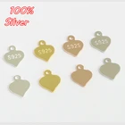 Серьги из серебра 925 пробы, 10 шт.