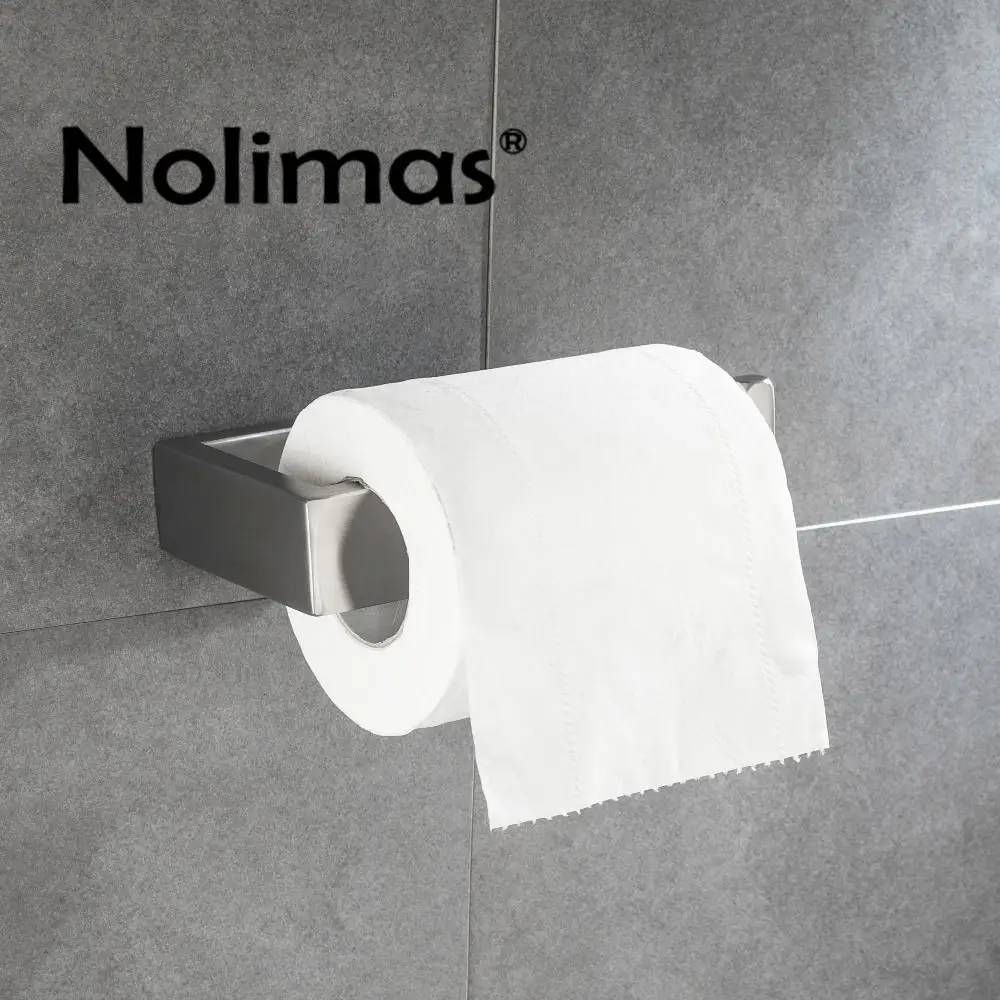 Paper Holder Матовый Нержавеющая сталь Туалет Бумага держатель Ванная комната Туалет держатель для рулона Бумага Полотенца квадратный Аксессуары для ванной комнаты - Цвет: Paper Holder