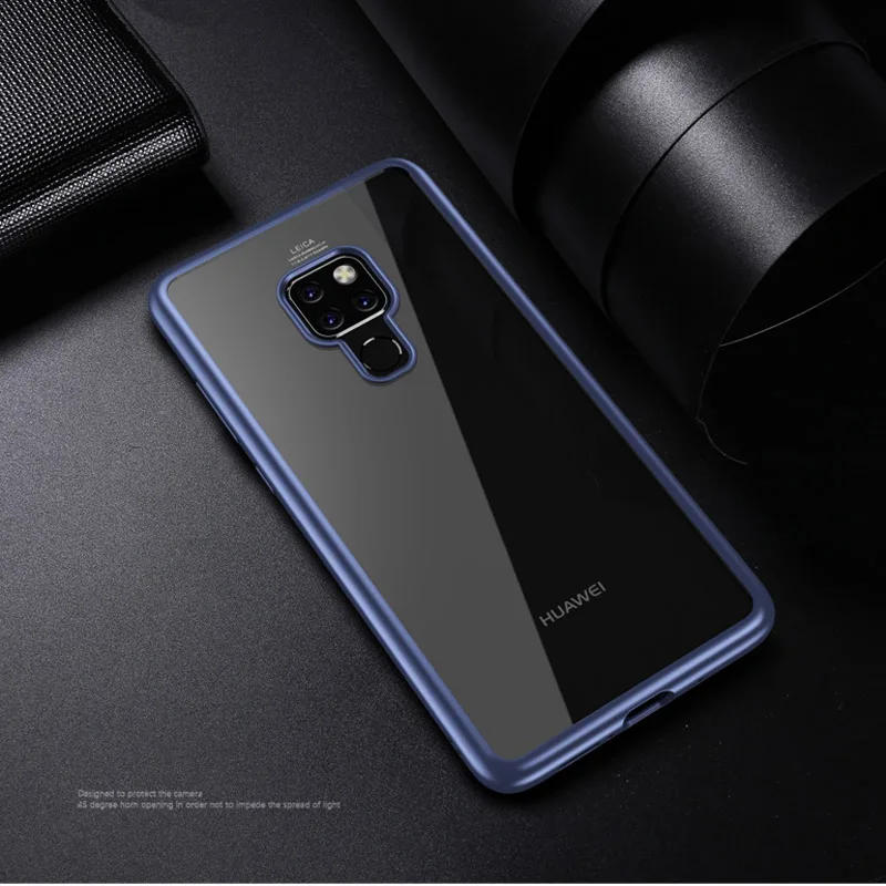 Blue ITEUU противоударный Прозрачный чехол для huawei mate 20 mate 20 Pro Чехол s TPU противоударный Прозрачный чехол для huawei mate 20 mate 20Pro - Цвет: Blue