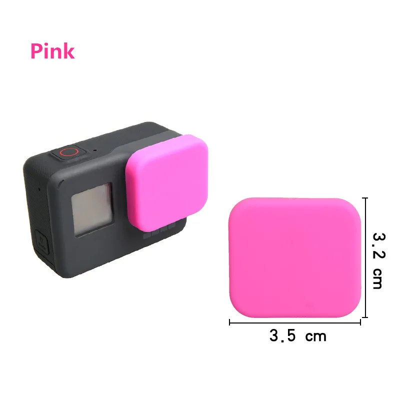 Action Camera Lens Silicone Cover for GoPro Hero 5 6 Protective Cap For Go Pro Accessories Black Edtion | Электроника