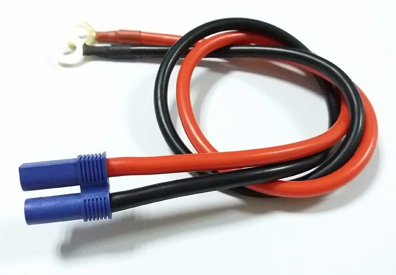 EC5 штекер для O типа терминала 50A/3239/10AWG медный шнур кабель для RC автомобиль вертолет мульти-вертолет бустер автомобильный аккумулятор стартер