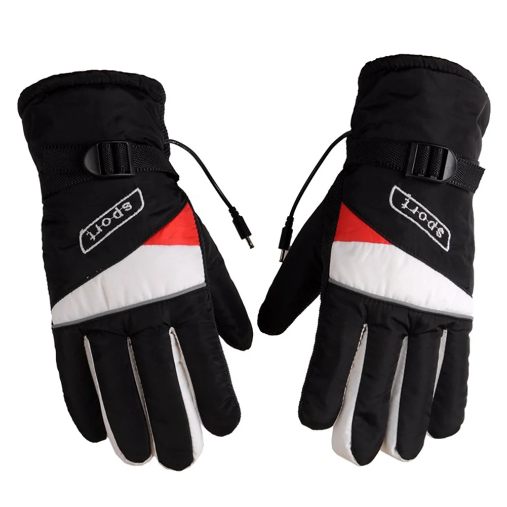 1 пара зимние велосипедные Мотоциклетные Перчатки Лыжные грелка для рук унисекс