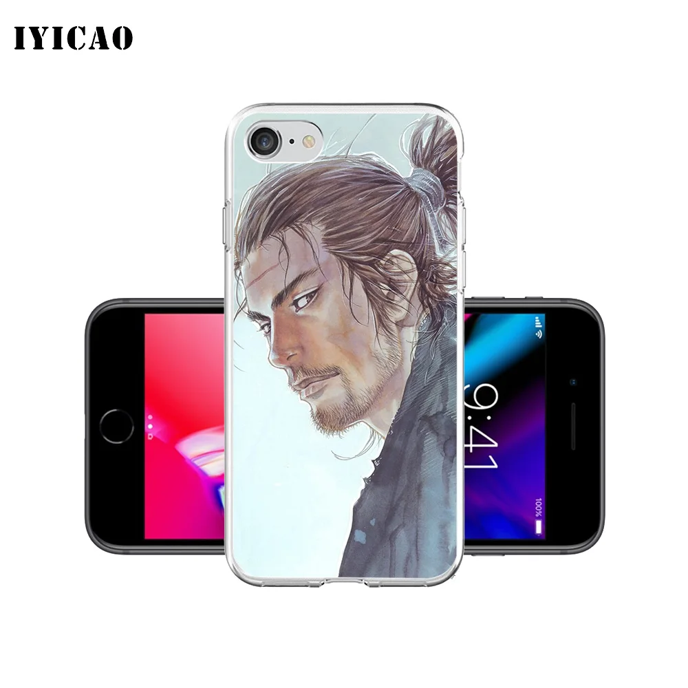 IYICAO Мягкий силиконовый чехол для iPhone X XR XS MAX 6 6s 7 8 Plus 5 5S SE TPU | Мобильные телефоны и