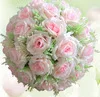 Pink Inside 6,"(17 см) Шелковый цветок свадебные целующиеся шары Pomander декоративный висящий цветочный шар центральный розовый свадебный декоративный шар - Цвет: Pink Inside