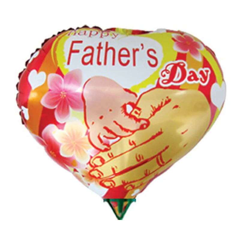 Фольгированный шар в виде сердца на День отца 18 дюймов|balloon balloon|balloon for partyballoons happy |