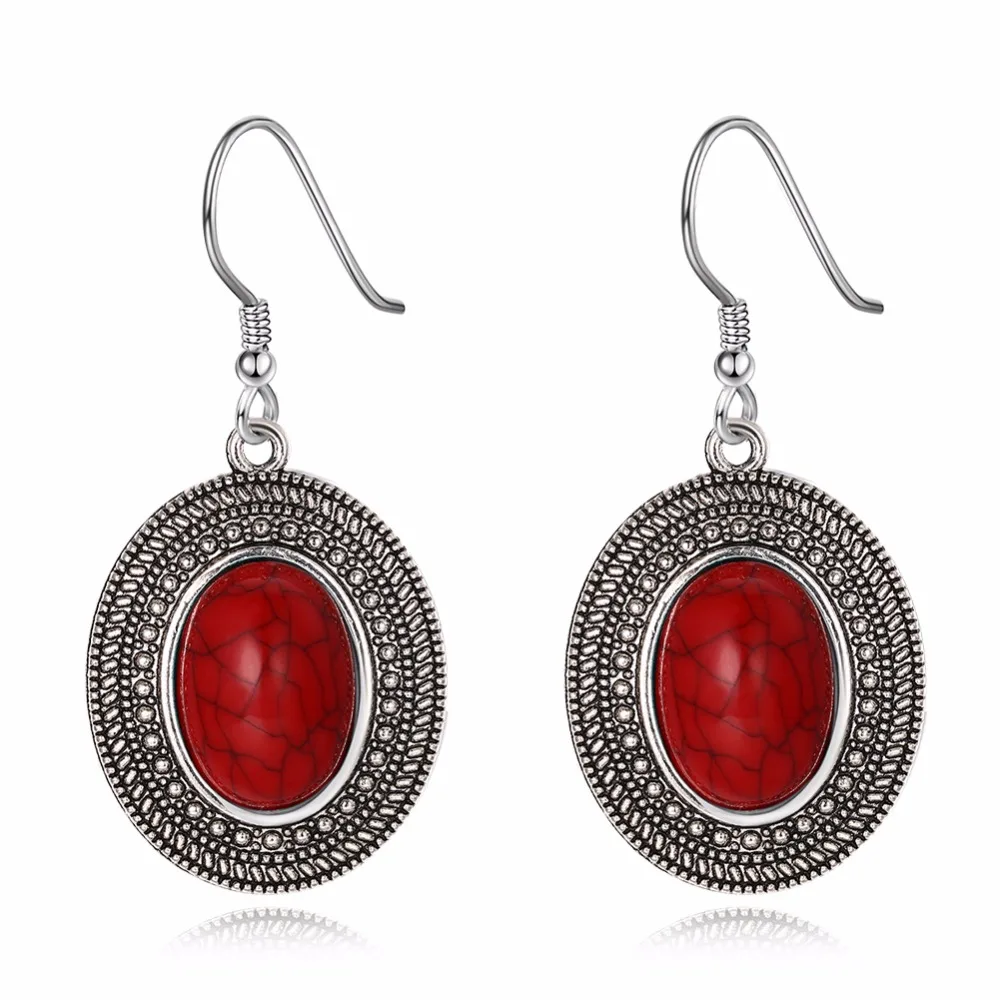 red jewelry sets for women set vintage ethiopian necklace and earring african beads antique accessories | Украшения и аксессуары