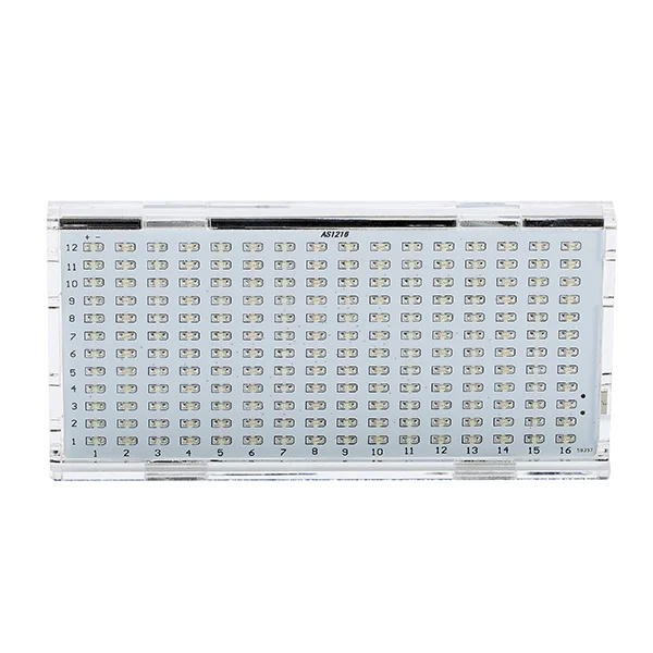 AS1216 кристалл замок музыка спектр Дисплей аудио мигает комплект готовой припаяны