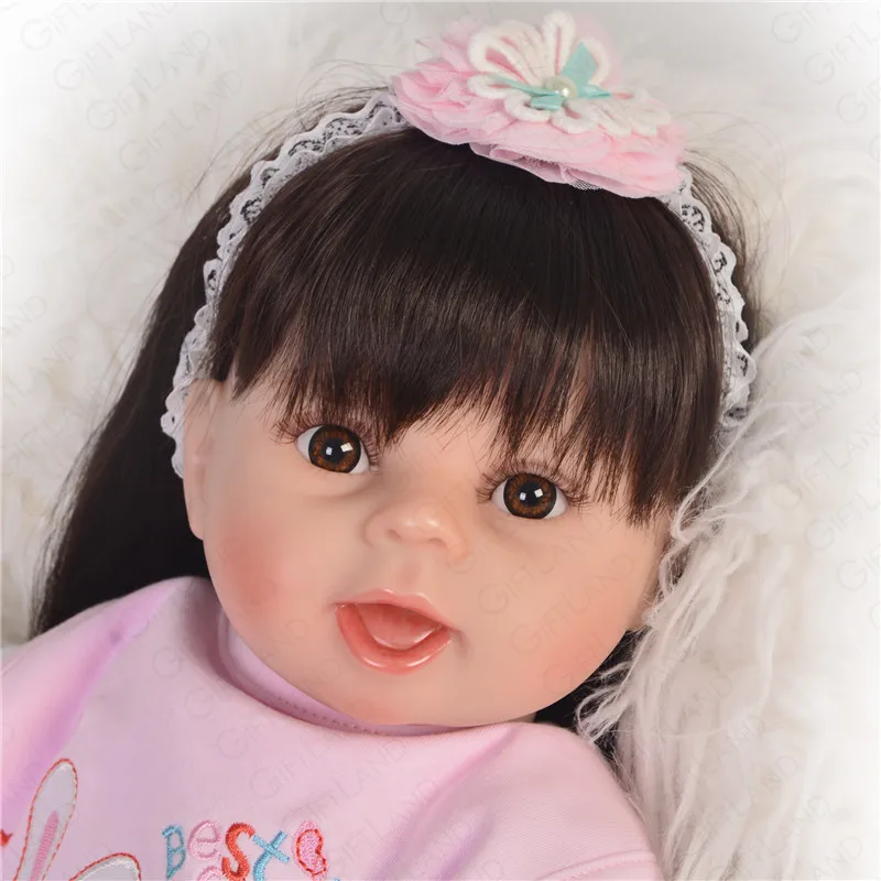 Reborn Baby Doll 22 дюймов детская ткань кукла мягкая хлопковая мини-кукла принцесса с