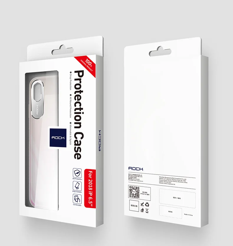 For iPhone XS Max Case Cover Luxury PC Gradient Clear Funda XR / Slim Protective Shield Shockproof Capa |