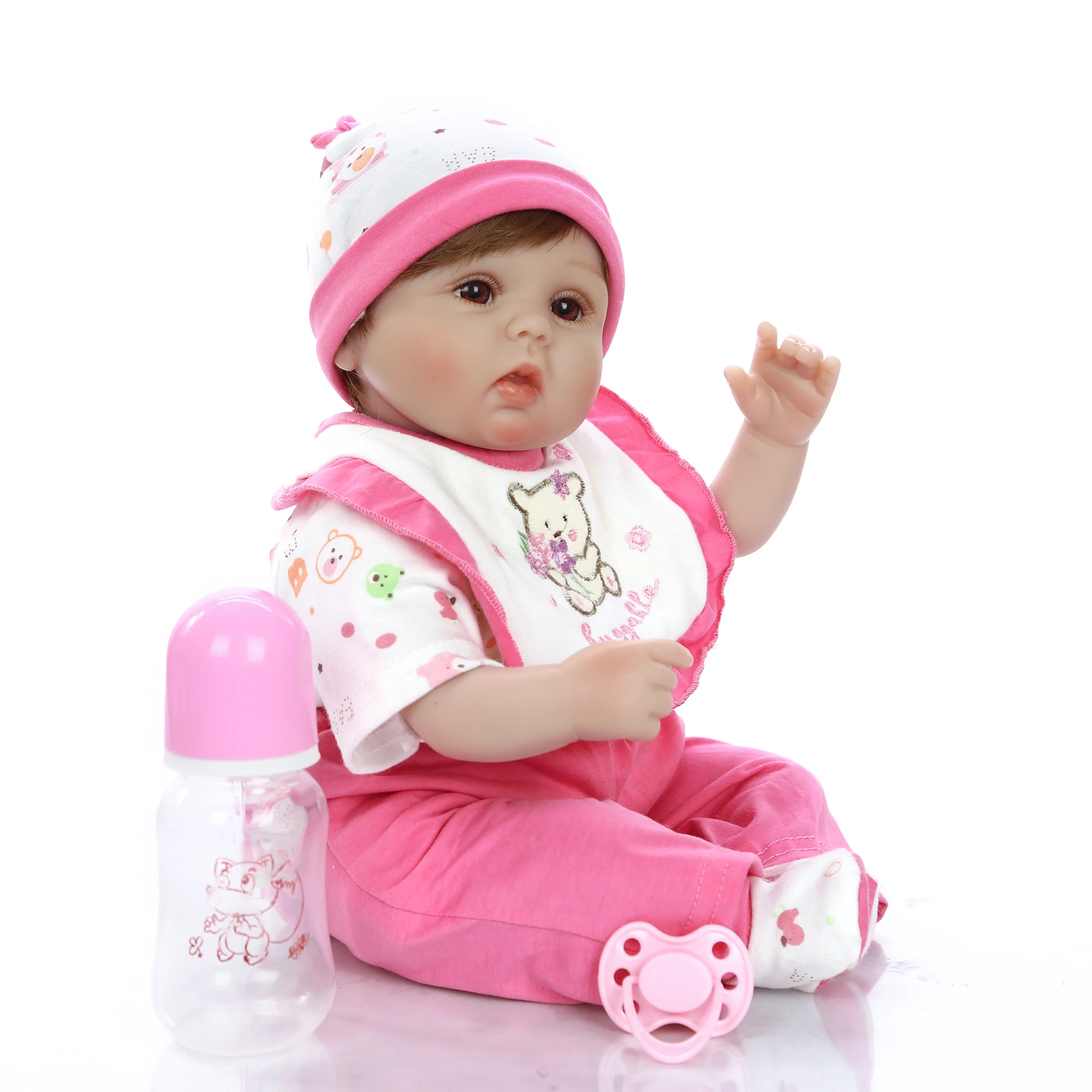 Новорожденная кукла 42 см жив для маленьких девочек игрушка Реалистичная мягкая