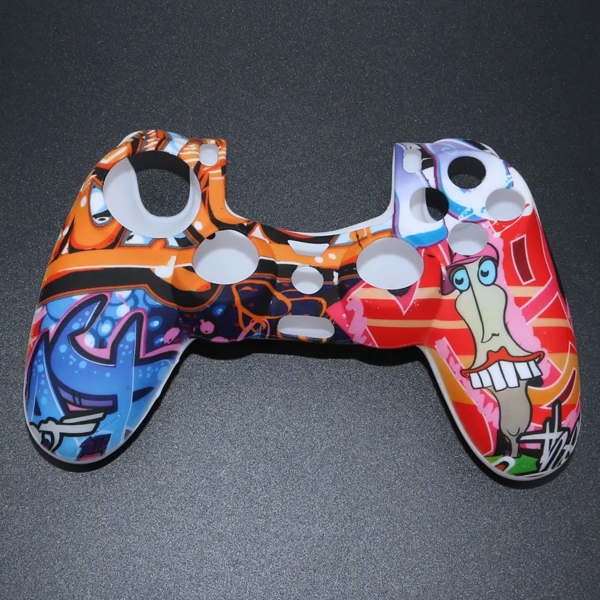 Противоскользящий Мягкий силиконовый чехол YuXi резиновый для Sony PlayStation Dualshock 4 PS4 DS4