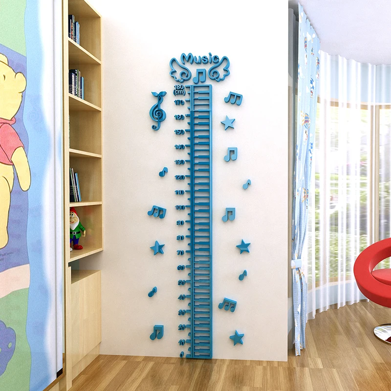 Музыкальное украшение для классной комнаты 3d Ростомер Примечание настенные