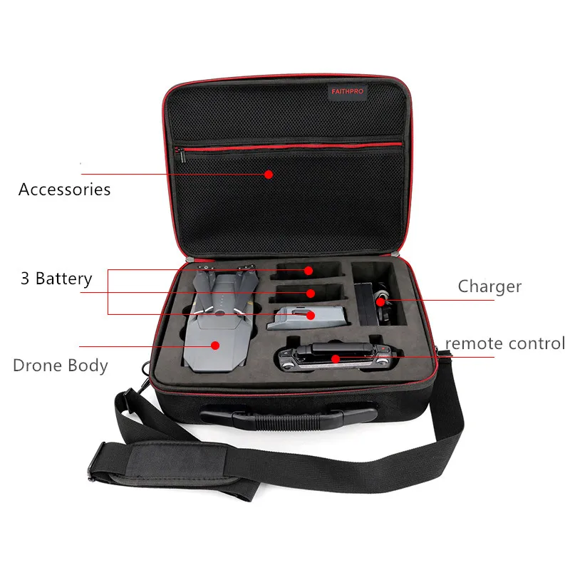 Mavic Pro drone портативный чехол жесткий чехол сумка для переноски аксессуары сумка для хранения сумка для DJI Mavic Pro 1 Drone