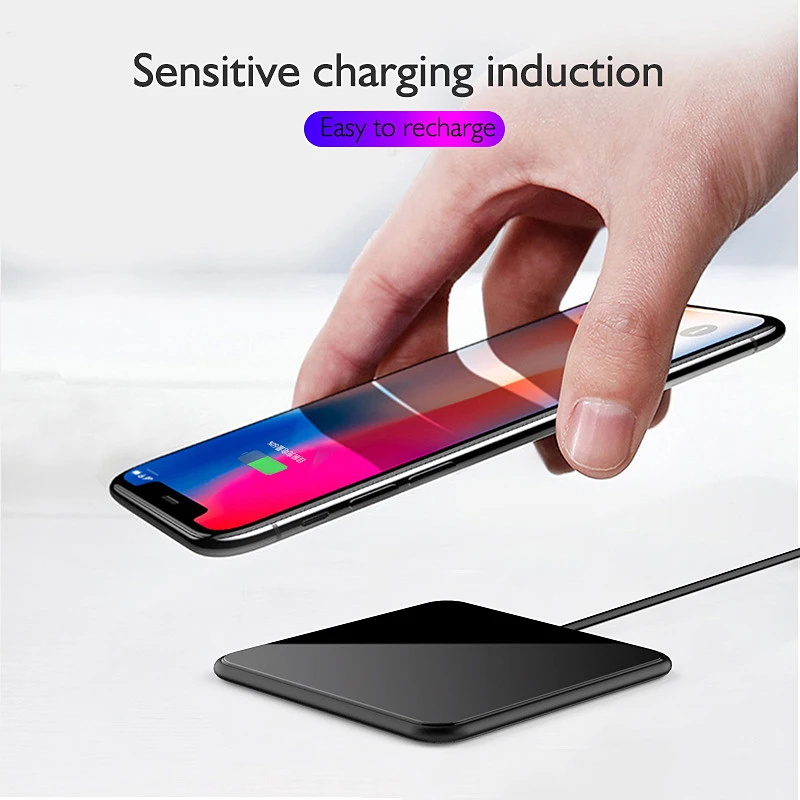 Беспроводное зарядное устройство для iPhone Xs Max XR X Samsung интеллектуальный