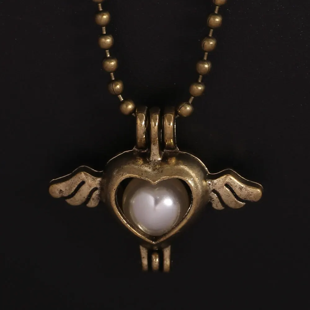 Искусственный жемчуг Цепочки и ожерелья ручной Античная бронзовая Подвески