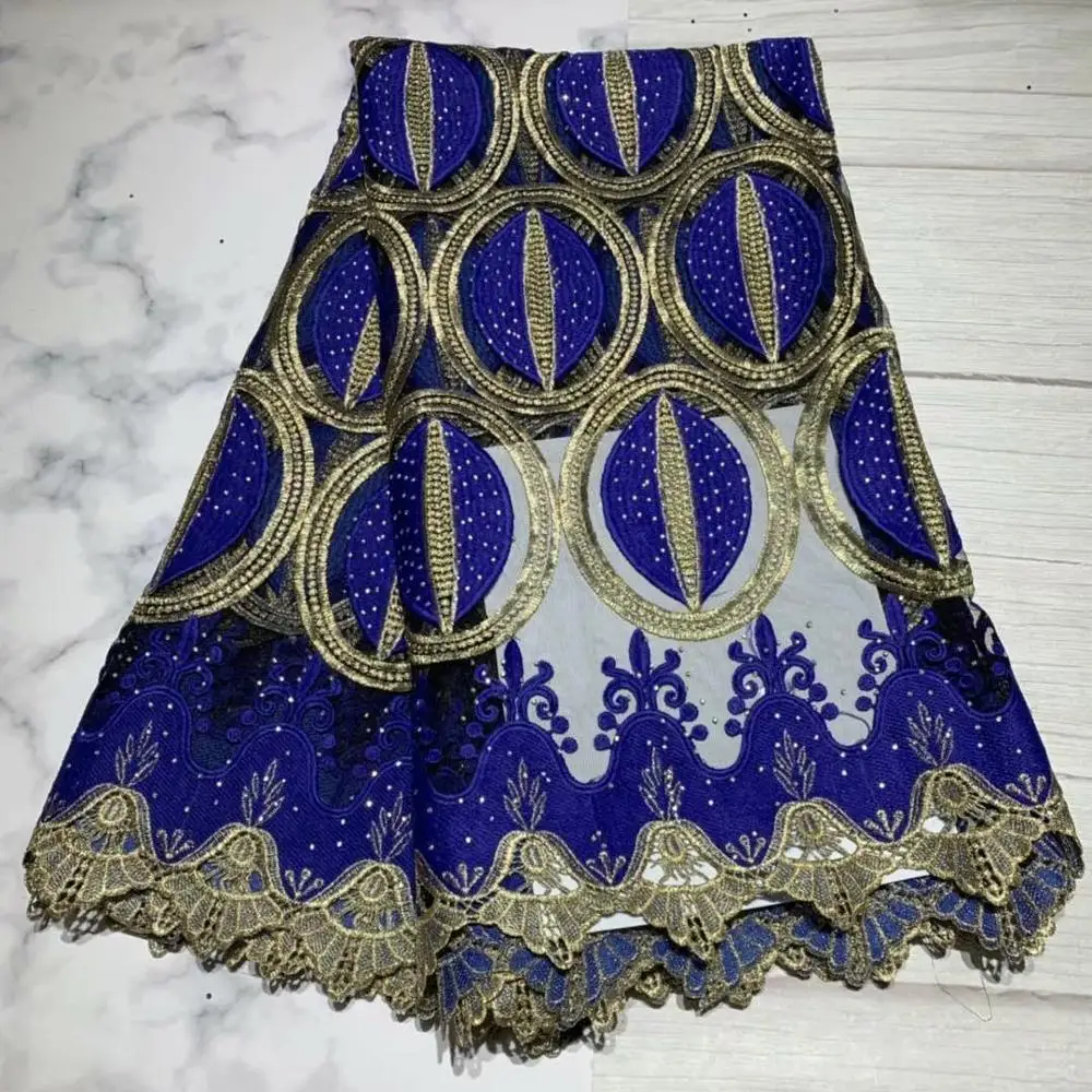 Африканская кружевная ткань 2019 Высококачественная французская Тюлевая вышивка