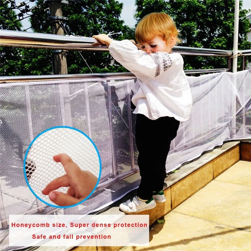 

Safety Child Railnet Net Pet Guard Baby Stair Balcony Deck Gate Dog Mesh Strict Climbing Network Stair Protection