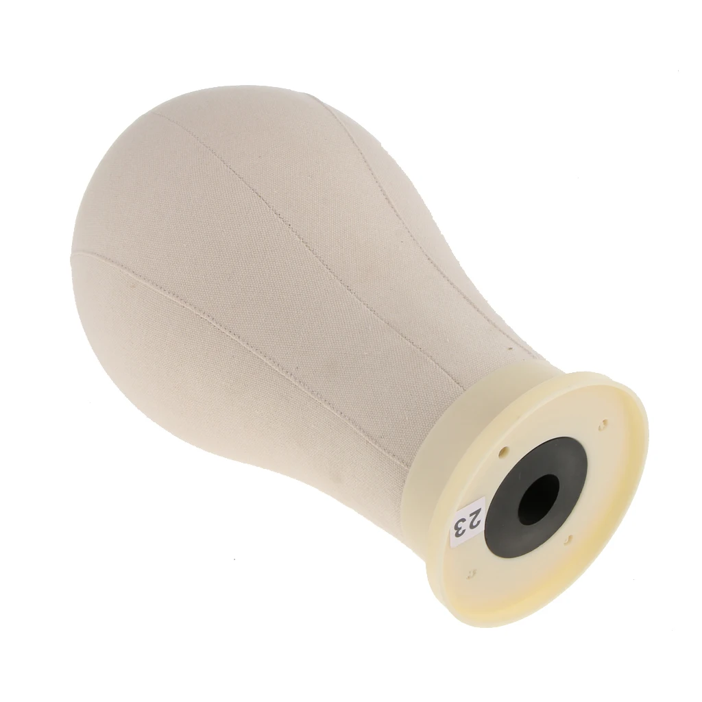 Манекен 23 дюйма брезентовый блочный манекен голова манекена с регулируемым