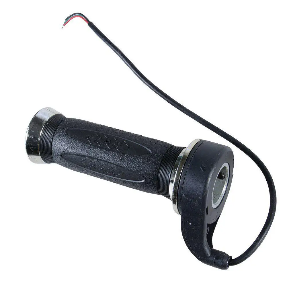 E-Bike Speed Handlebar 12v 24v 36v 48v Universal Black Electric Scooter Bike E-Bike Throttle Grip