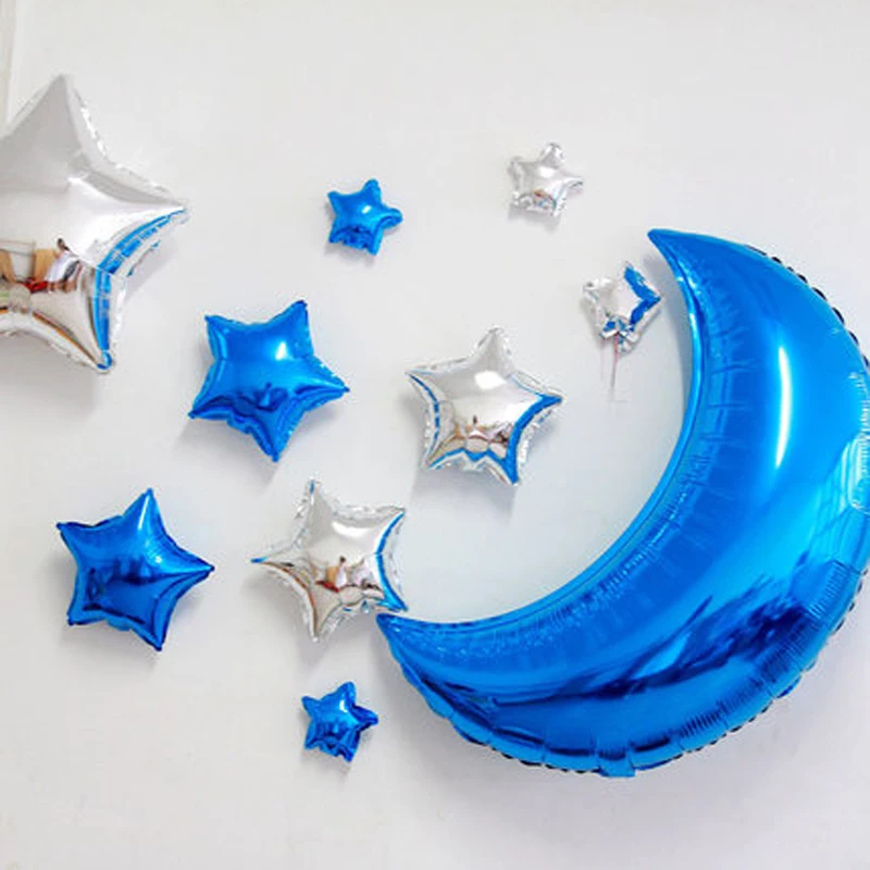 Воздушные шары в виде Луны 36 дюймов алюминиевые форме полумесяца из фольги