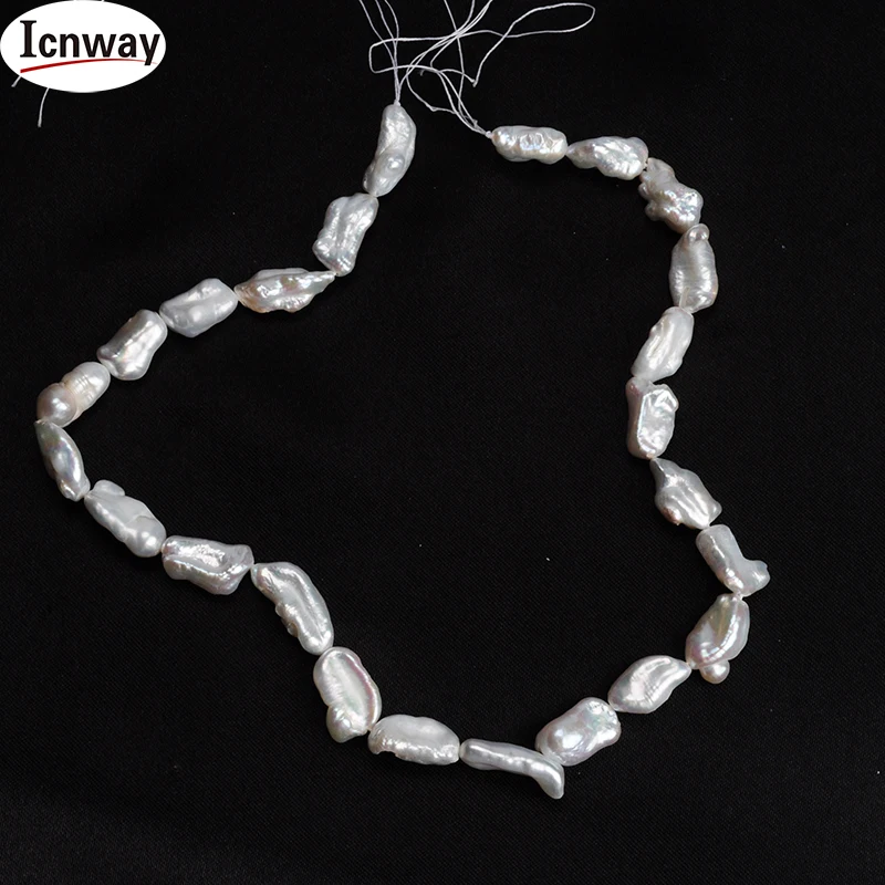 

Natural AA white baroque Freshwater Pearl 8*12mm 15inches DIY necklace bracelet earring FreeShipping Wholesale icnway