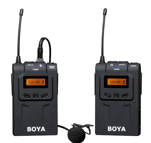 BOYA BY-WM6 Ультра высокая частота UHF Беспроводные ПЕТЛИЧНЫЕ микрофон системы для Canon