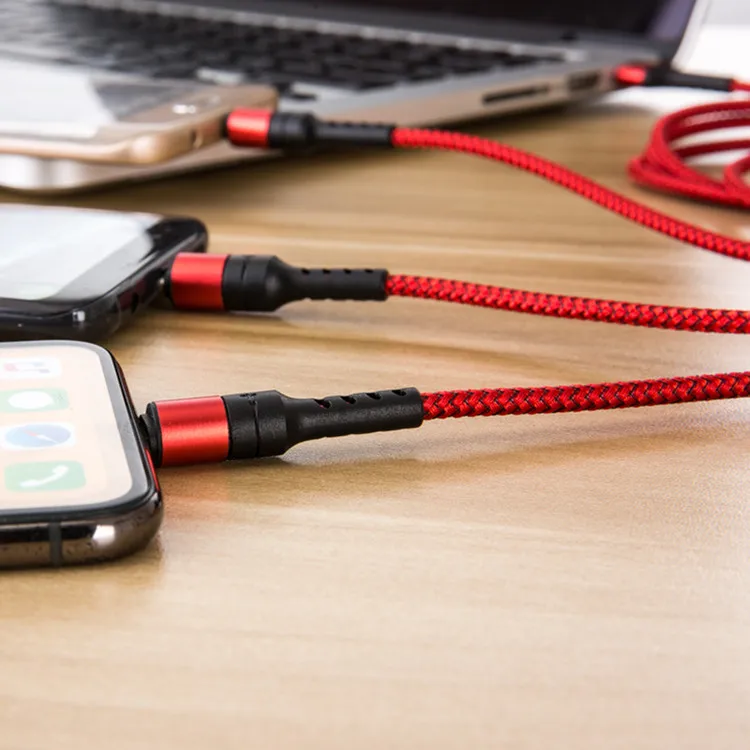 5A супер зарядка 3 в 1 быстрое зарядное устройство USB кабель провод usb type C кабель для huawei mate 20 P20 для iPhone samsung Xiaomi